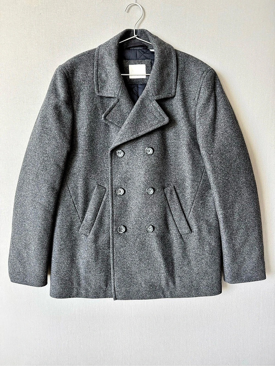 Boden Other - Boden Gray Wool Pea Coat with Quilted Lining  - Very Warm - Like New